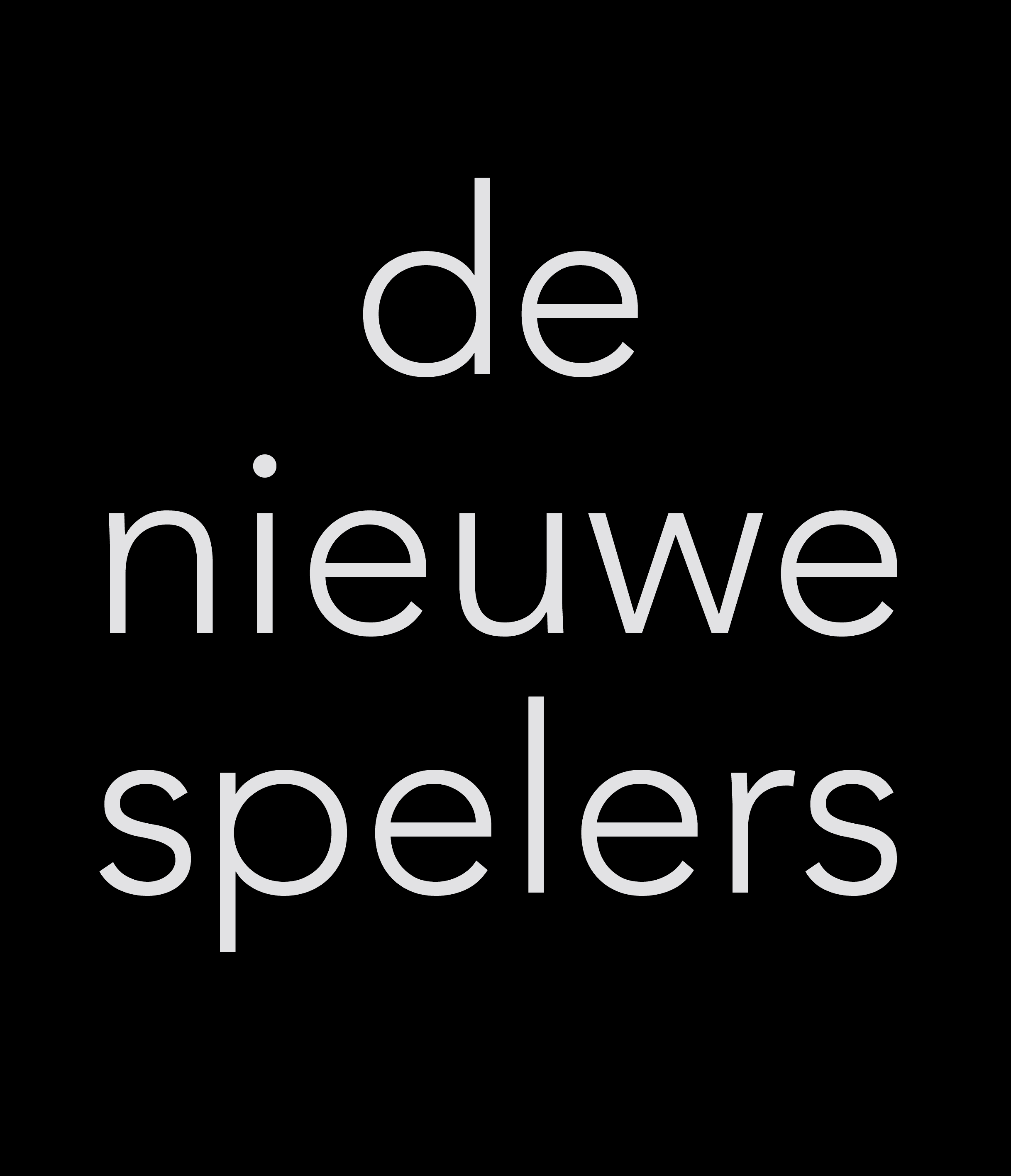 De nieuwe spelers logo 